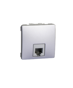 MGU3.492.30 Unica Top/Class - RJ11 4 Kontaklı Telefon Prizi - Alüminyum