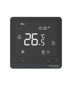 Thermostat, SpaceLogic, FCU, On/Off, Protocol, 3 Fan Auto, Deluxe, 240V, Capacitive,Bk